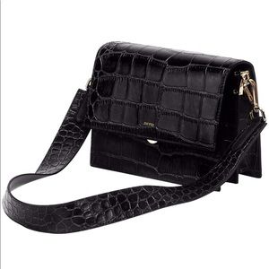 JW PEI Black Mini Flap Crossbody
